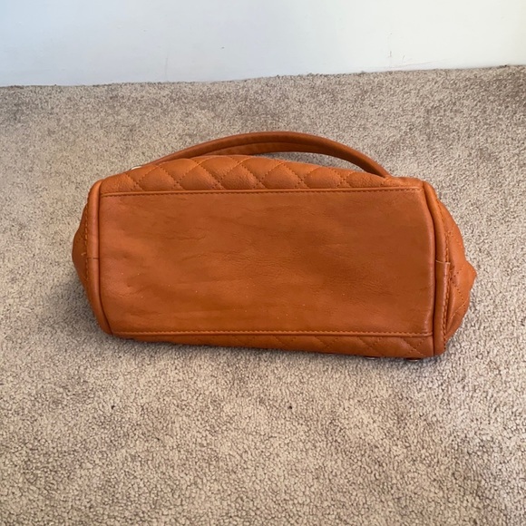 💚NEW ITEM💚 VINTAGE RUST/ORANGE CRYSTAL STUDDED PURSE - Picture 5 of 8